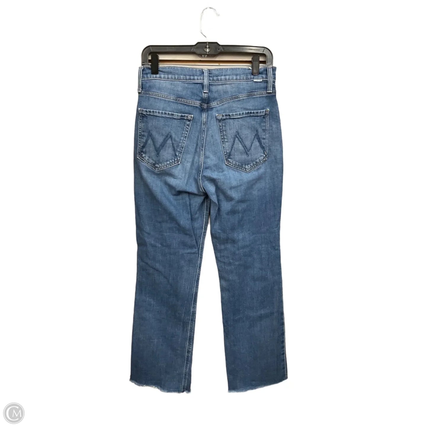 Jeans Straight By Mother In Blue Denim, Size: 4