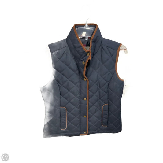 Vest Puffer & Quilted By Bass In Navy, Size: S