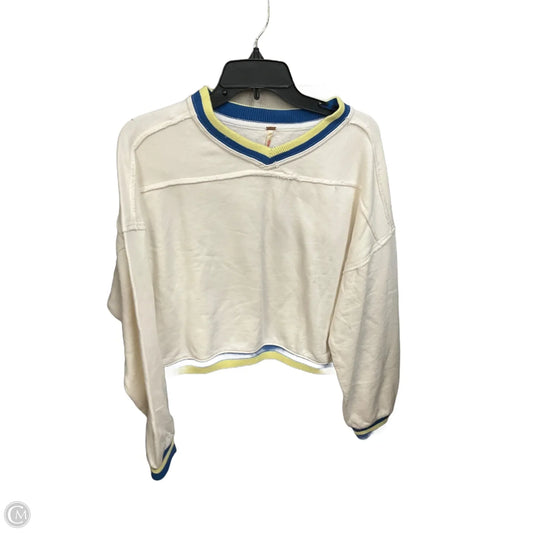Sweatshirt Crewneck By Free People In White, Size: Xl