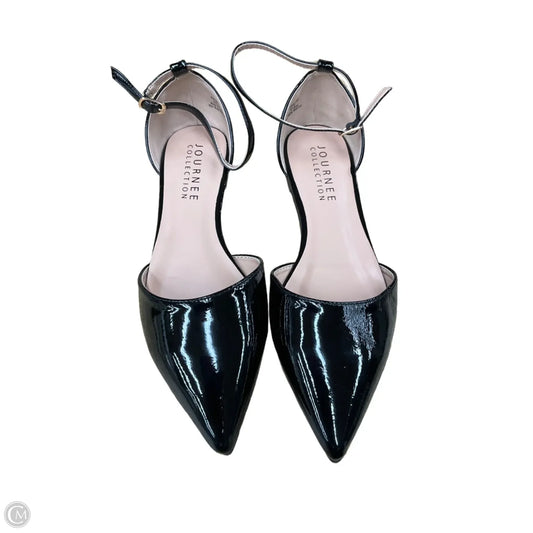 Shoes Flats By Journee In Black, Size: 9