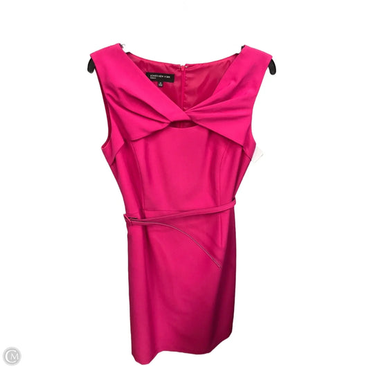 Dress Casual Midi By Jones New York In Pink, Size: L