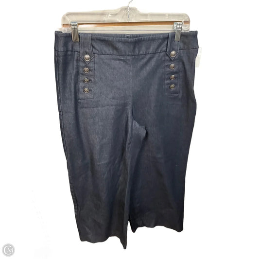 Pants Cropped By Talbots In Blue, Size: 8