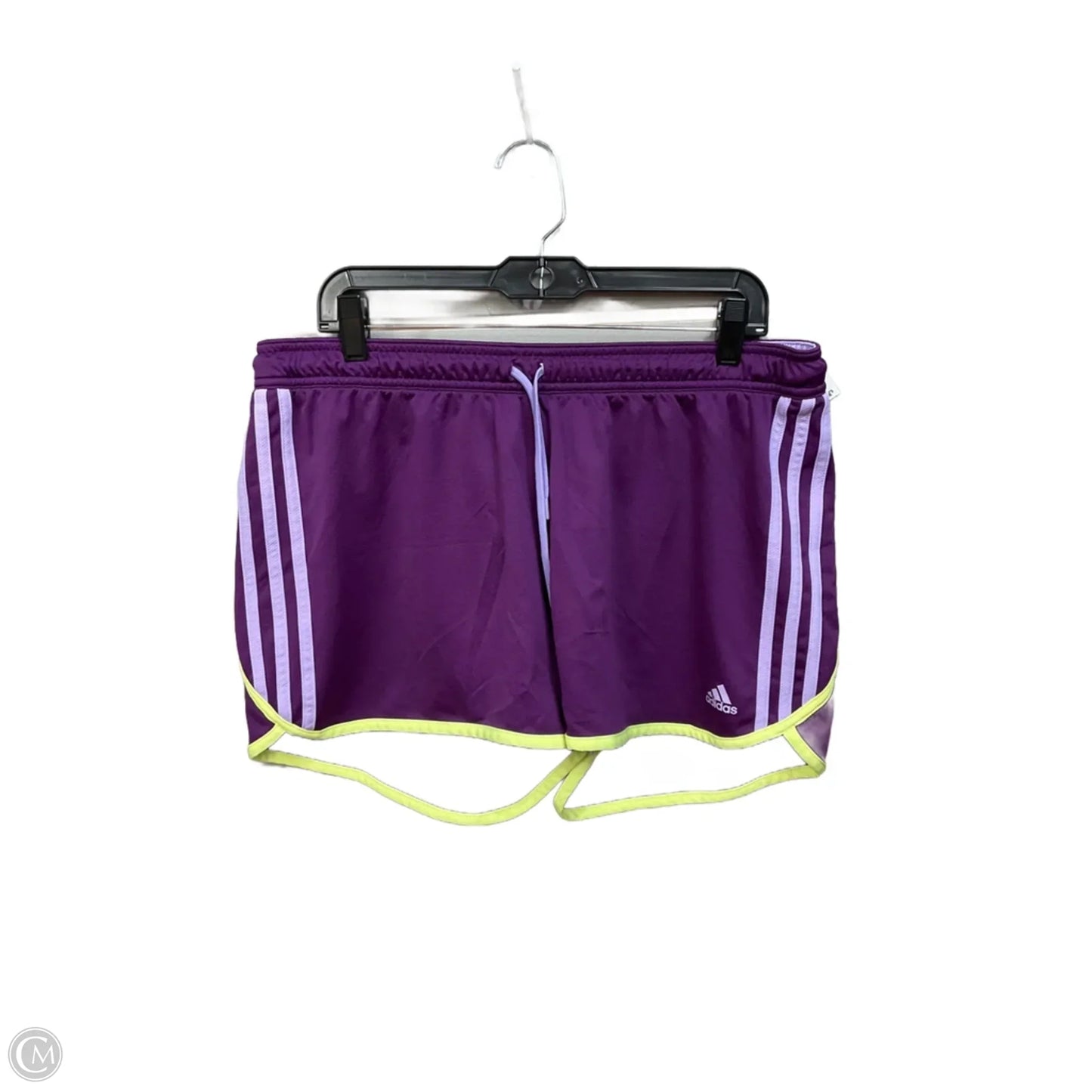 Athletic Shorts By Adidas In Purple, Size: Xl