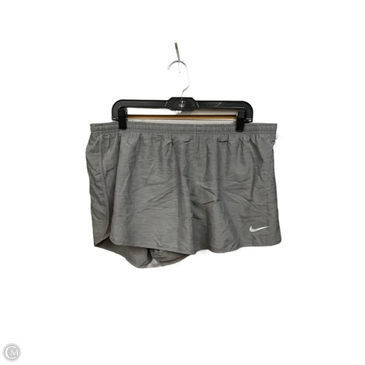 Athletic Shorts By Nike Apparel In Grey, Size: Xxl