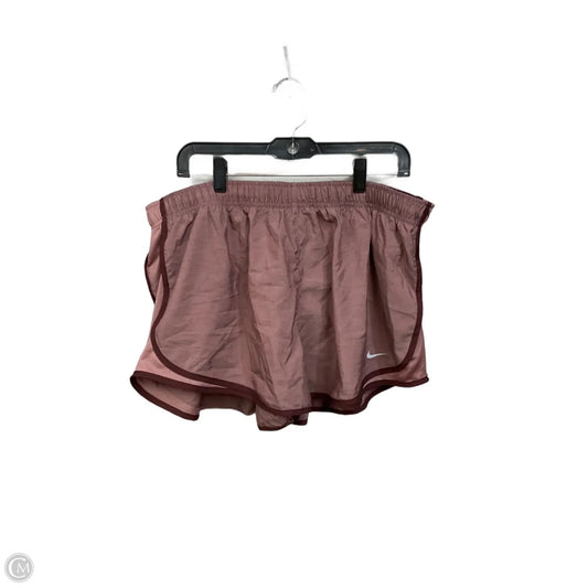 Athletic Shorts By Nike Apparel In Taupe, Size: Xxl