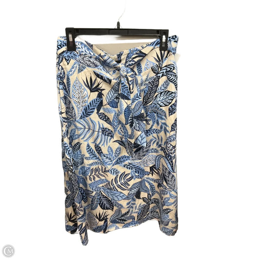Skirt Midi By Ann Taylor In Floral Print, Size: 10