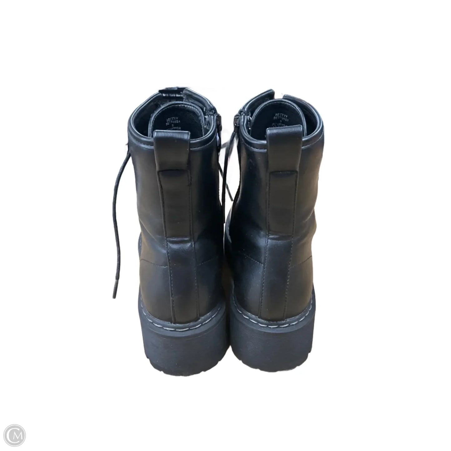 Boots Combat By Steve Madden In Black, Size: 9