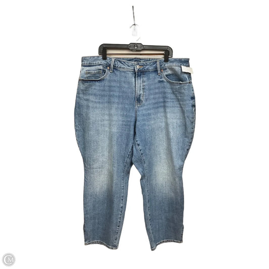 Jeans Straight By Old Navy In Blue Denim, Size: 20