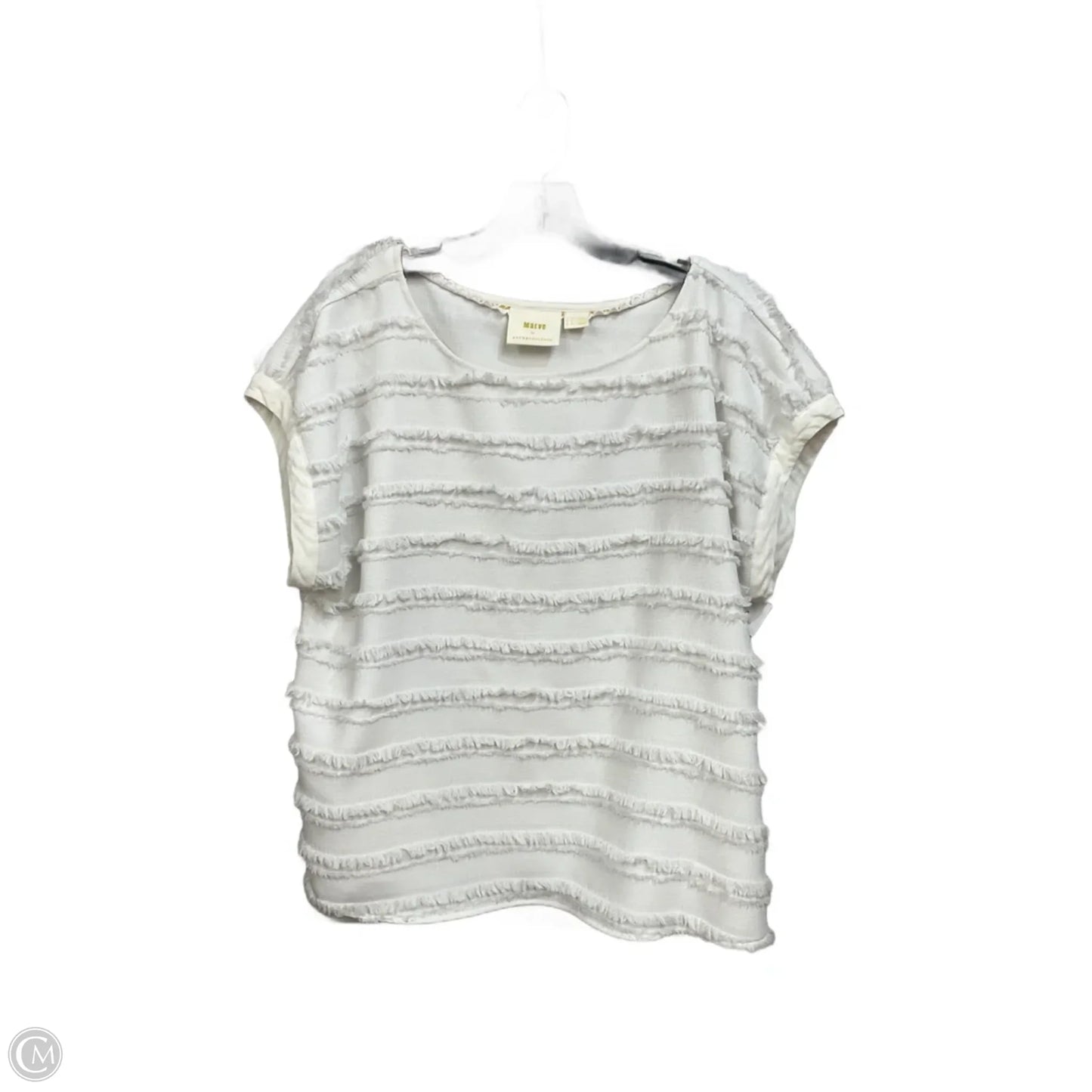 Top Sleeveless By Maeve In White, Size: Xl