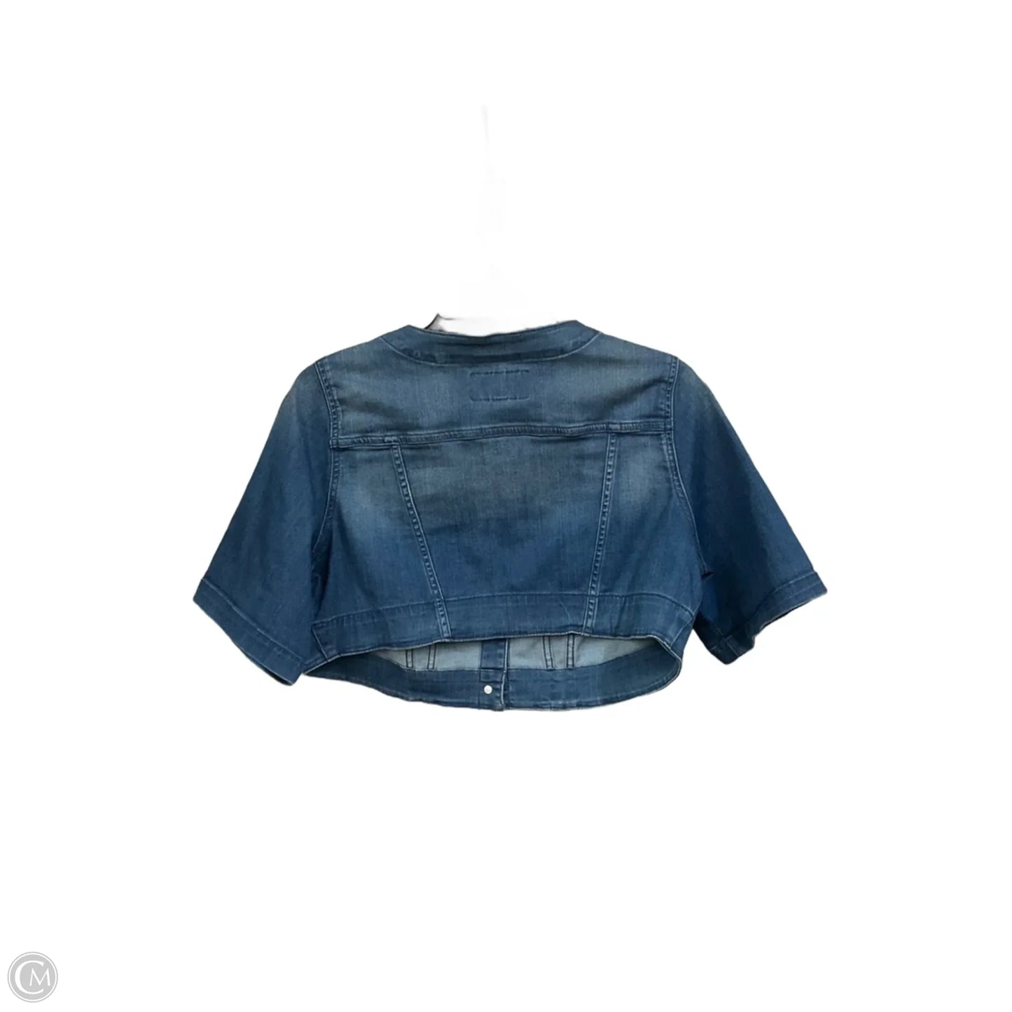 Jacket Denim By Torrid In Blue Denim, Size: Xs