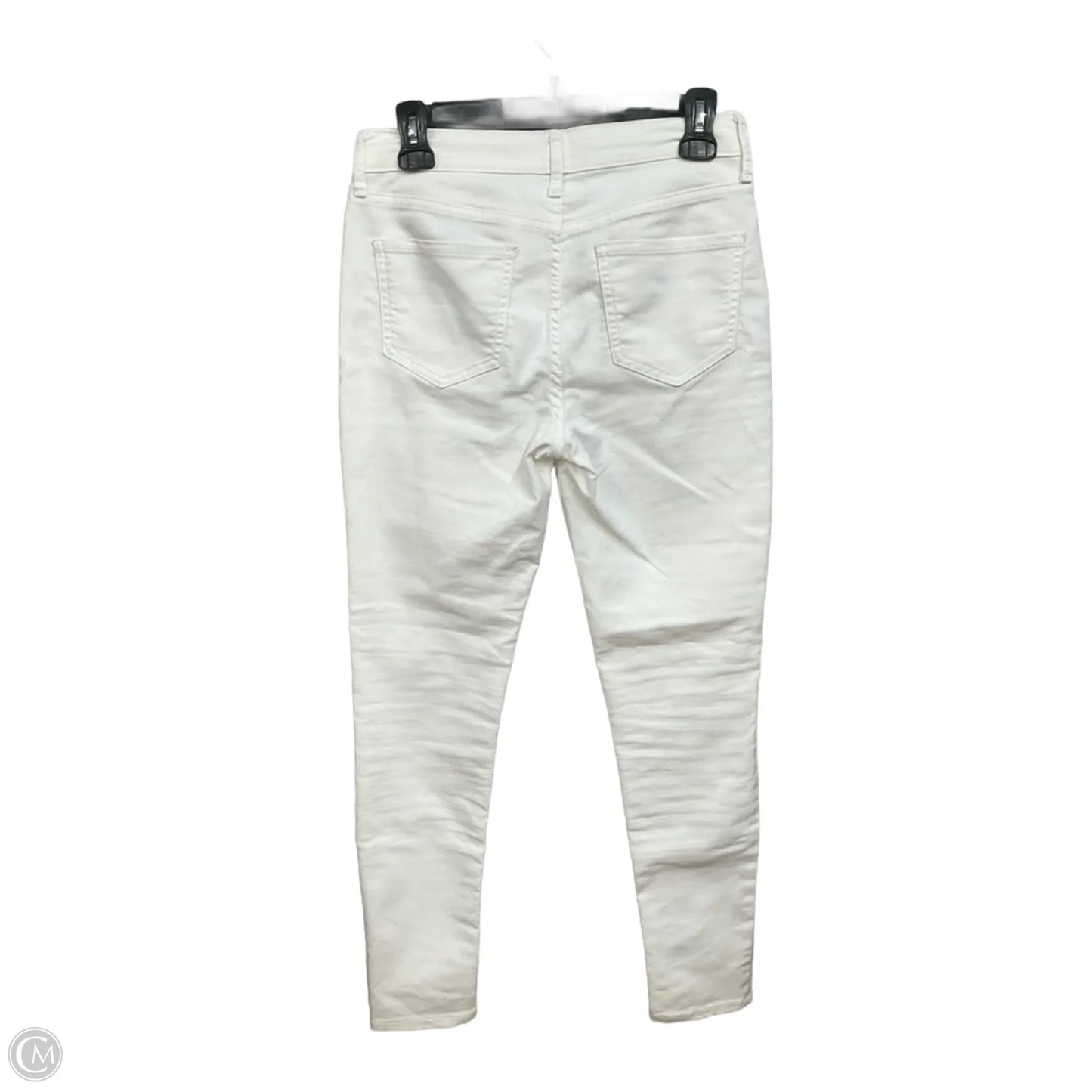 Jeans Skinny By Old Navy In White Denim, Size: 4