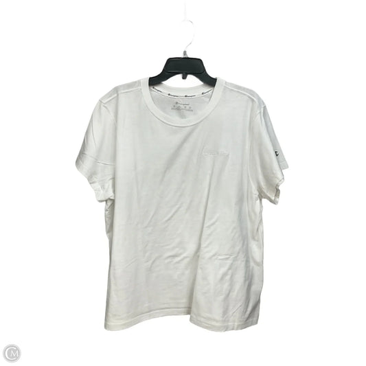 Top Short Sleeve Basic By Champion In White, Size: 2x