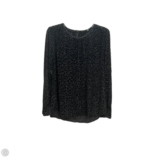 Top Long Sleeve By Worth Ny In Black, Size: M