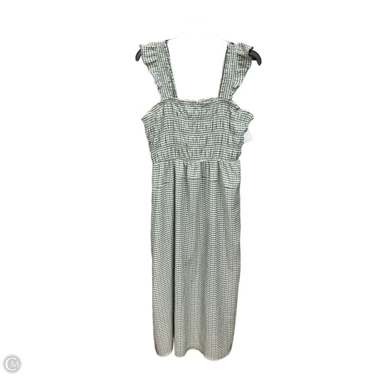 Dress Casual Midi By Old Navy In Checkered Pattern, Size: L