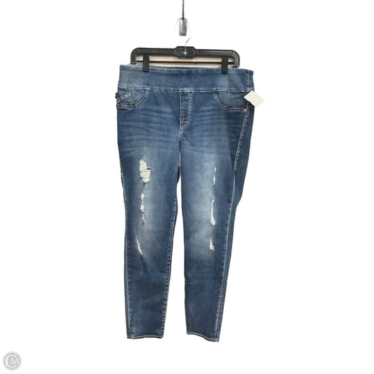 Jeans Skinny By Rock And Republic In Blue Denim, Size: 16