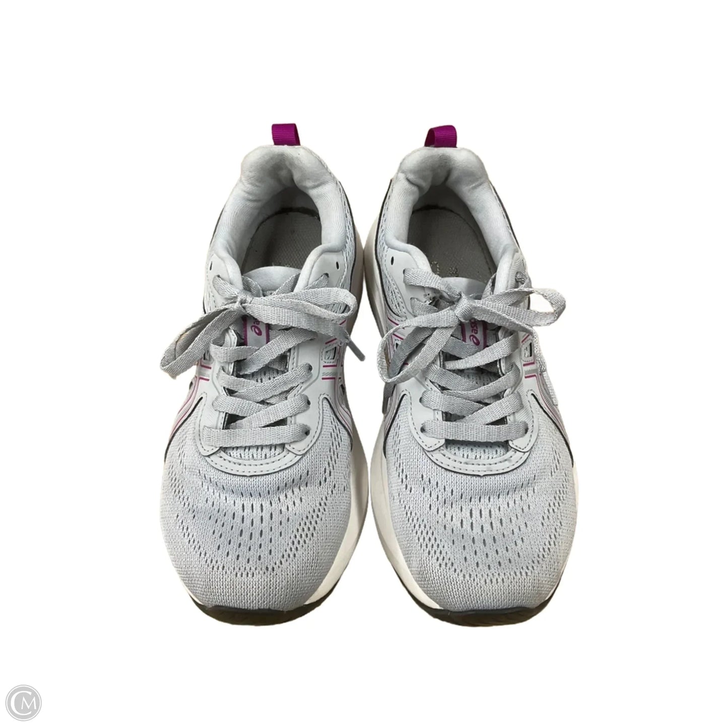 Shoes Athletic By Asics In Grey & Pink, Size: 6