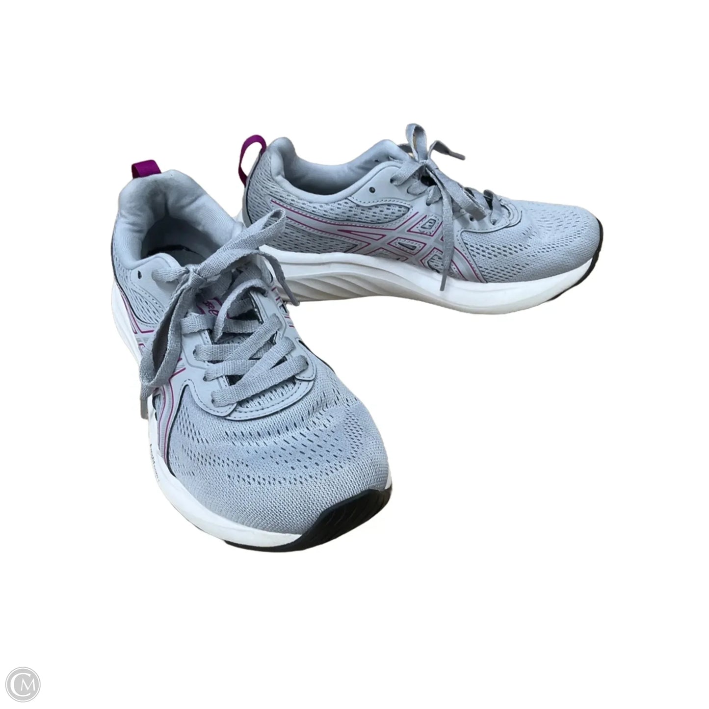 Shoes Athletic By Asics In Grey & Pink, Size: 6