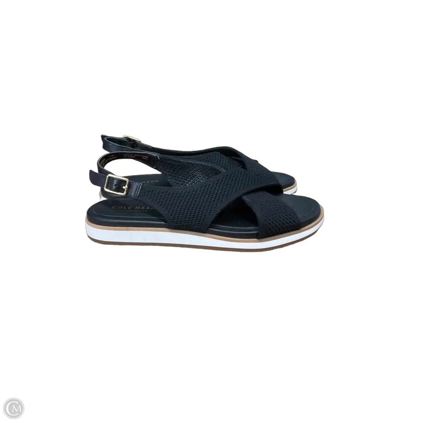 Sandals Flats By Cole-haan In Black, Size: 7.5
