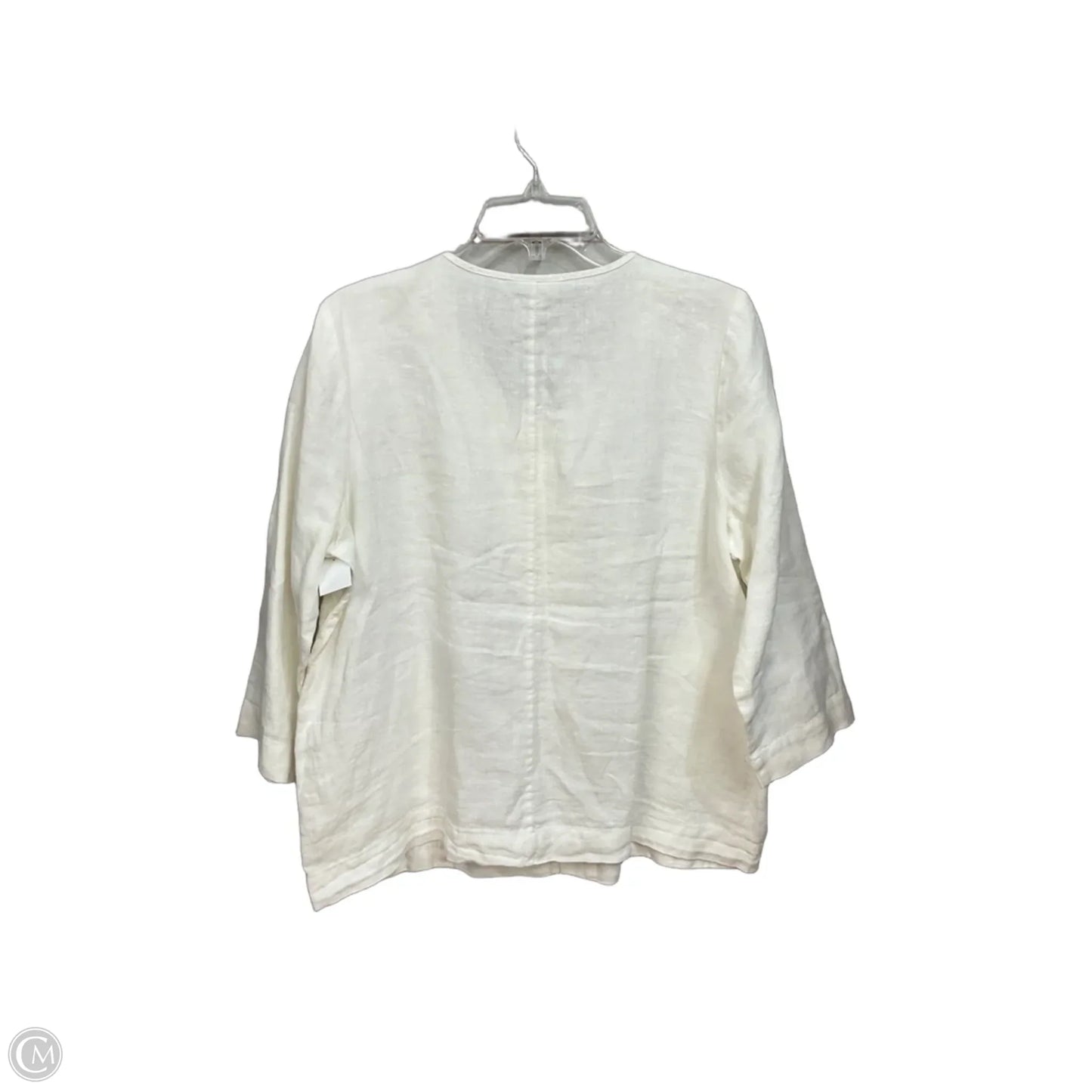 Blouse Long Sleeve By Pure Jill In Cream, Size: M