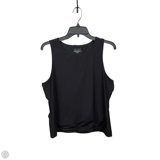 Top Sleeveless By Tahari In Black, Size: Xl