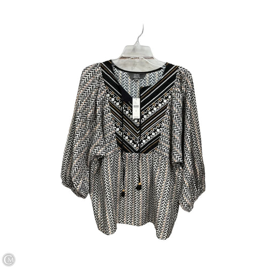 Top 3/4 Sleeve By Cmc In Multi-colored, Size: M