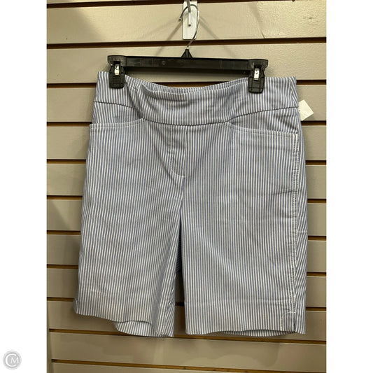 Shorts By Hilary Radley In Blue & White, Size: 8