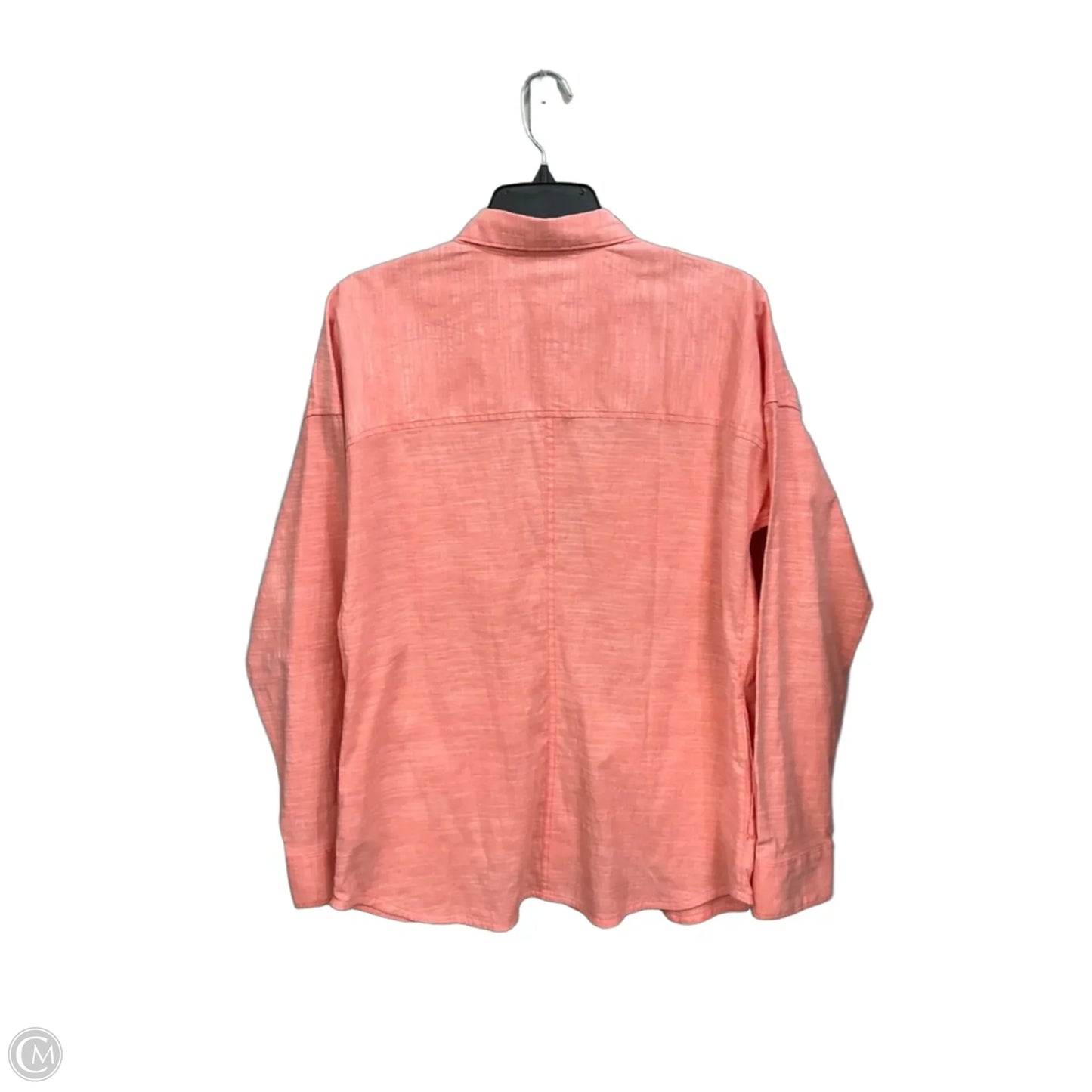Blouse Long Sleeve By Mountain Hardwear In Coral, Size: L
