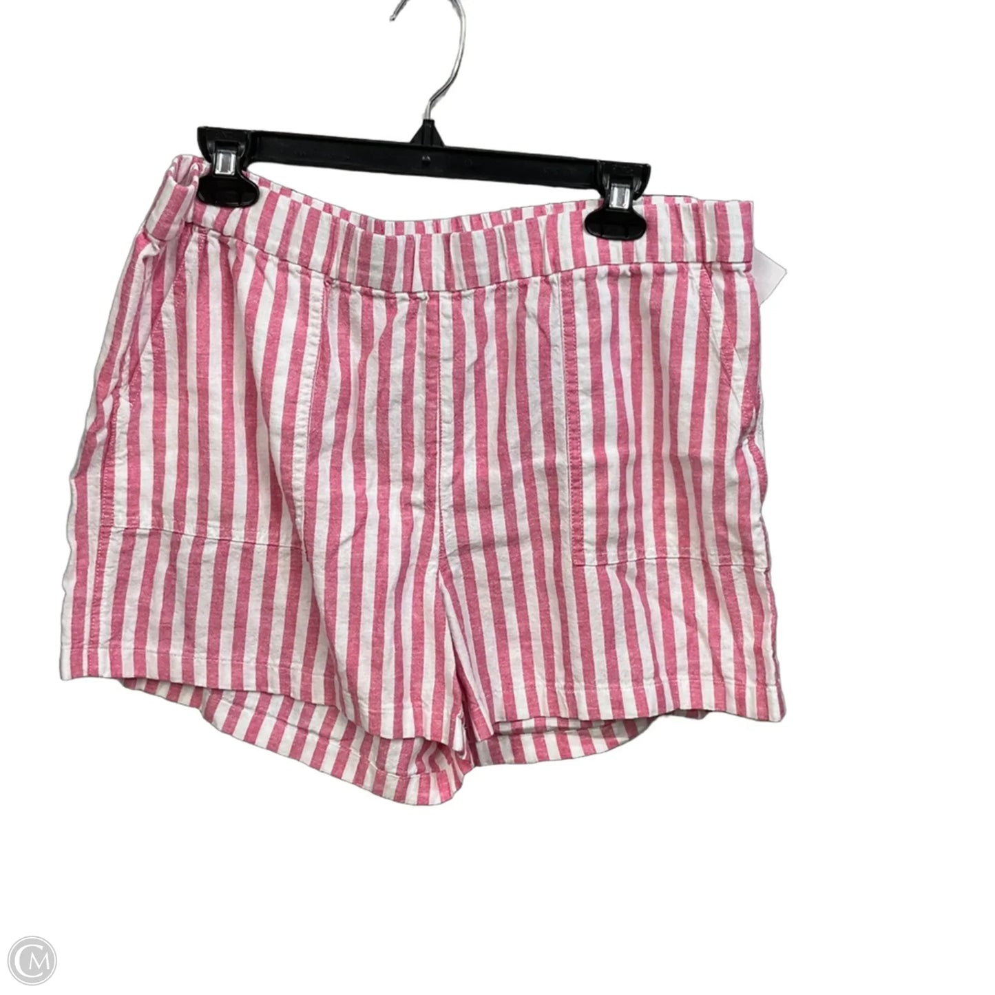 Shorts By J. Crew In Pink & White, Size: 12