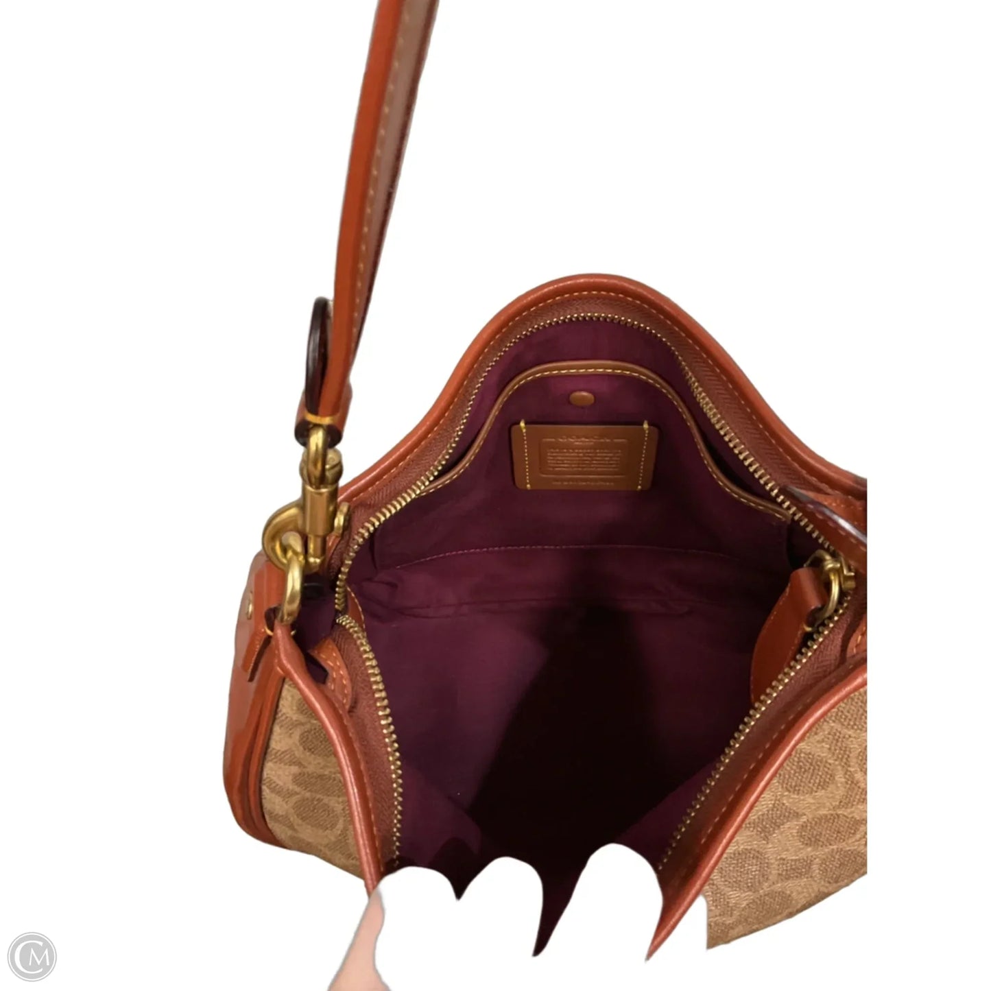 Handbag Designer By Coach, Size: Medium