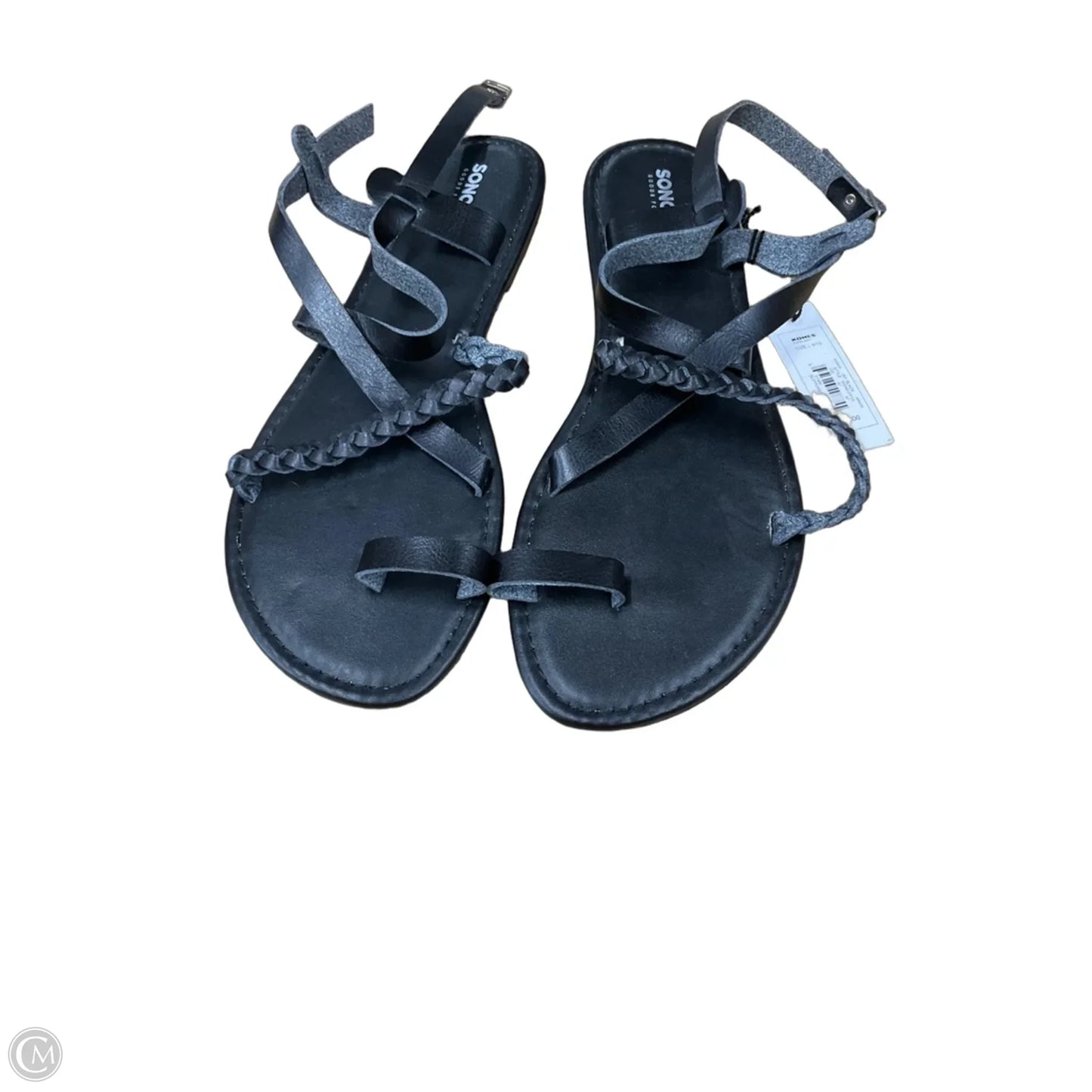 Sandals Flats By Sonoma In Black, Size: 9.5