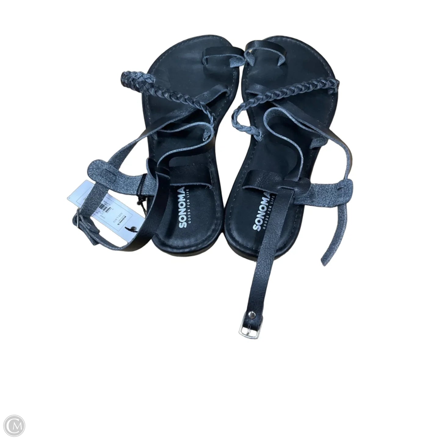 Sandals Flats By Sonoma In Black, Size: 9.5