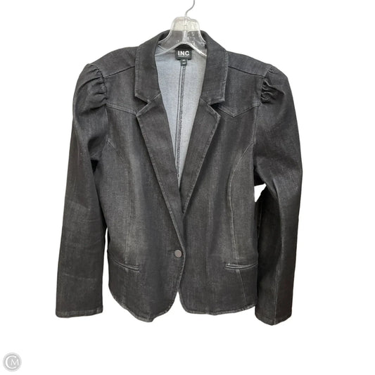 Blazer By Inc In Black Denim, Size: Xxl