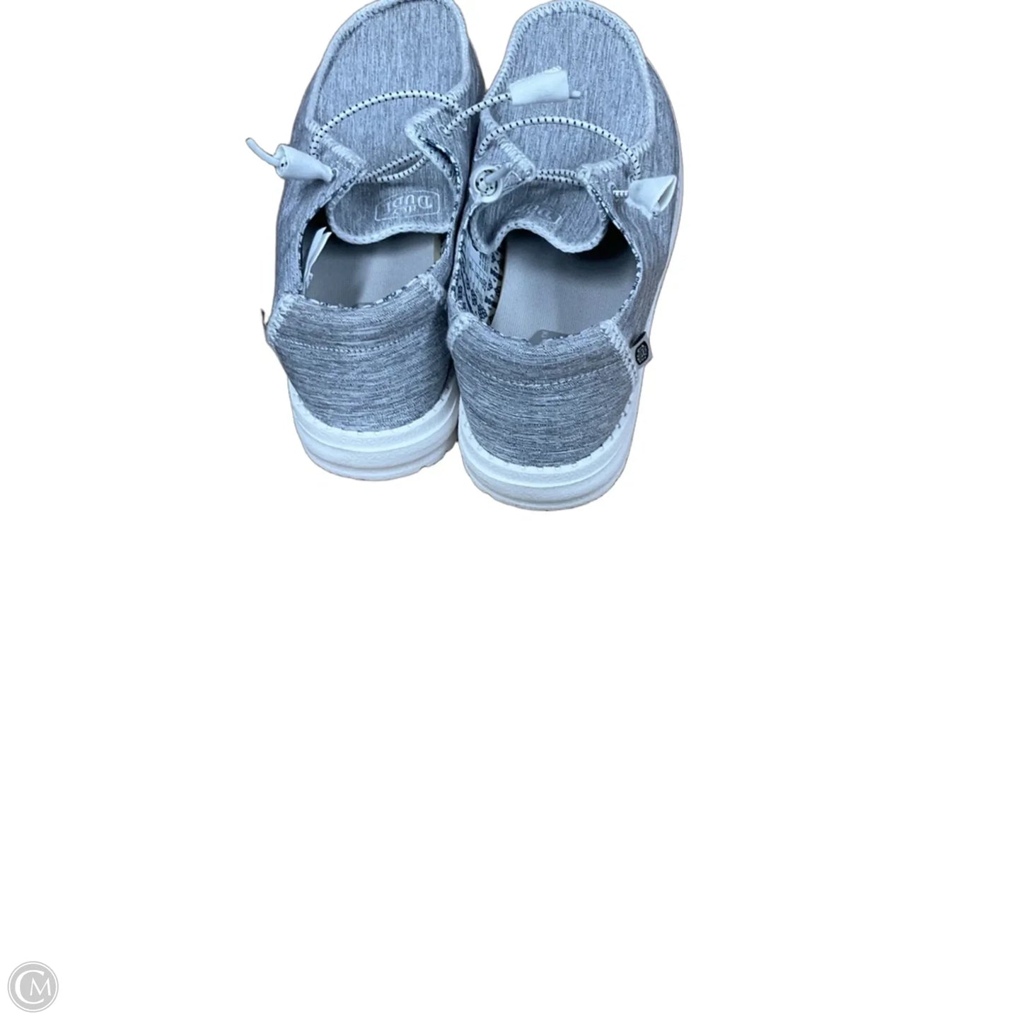 Shoes Flats By Hey Dude In Grey, Size: 9