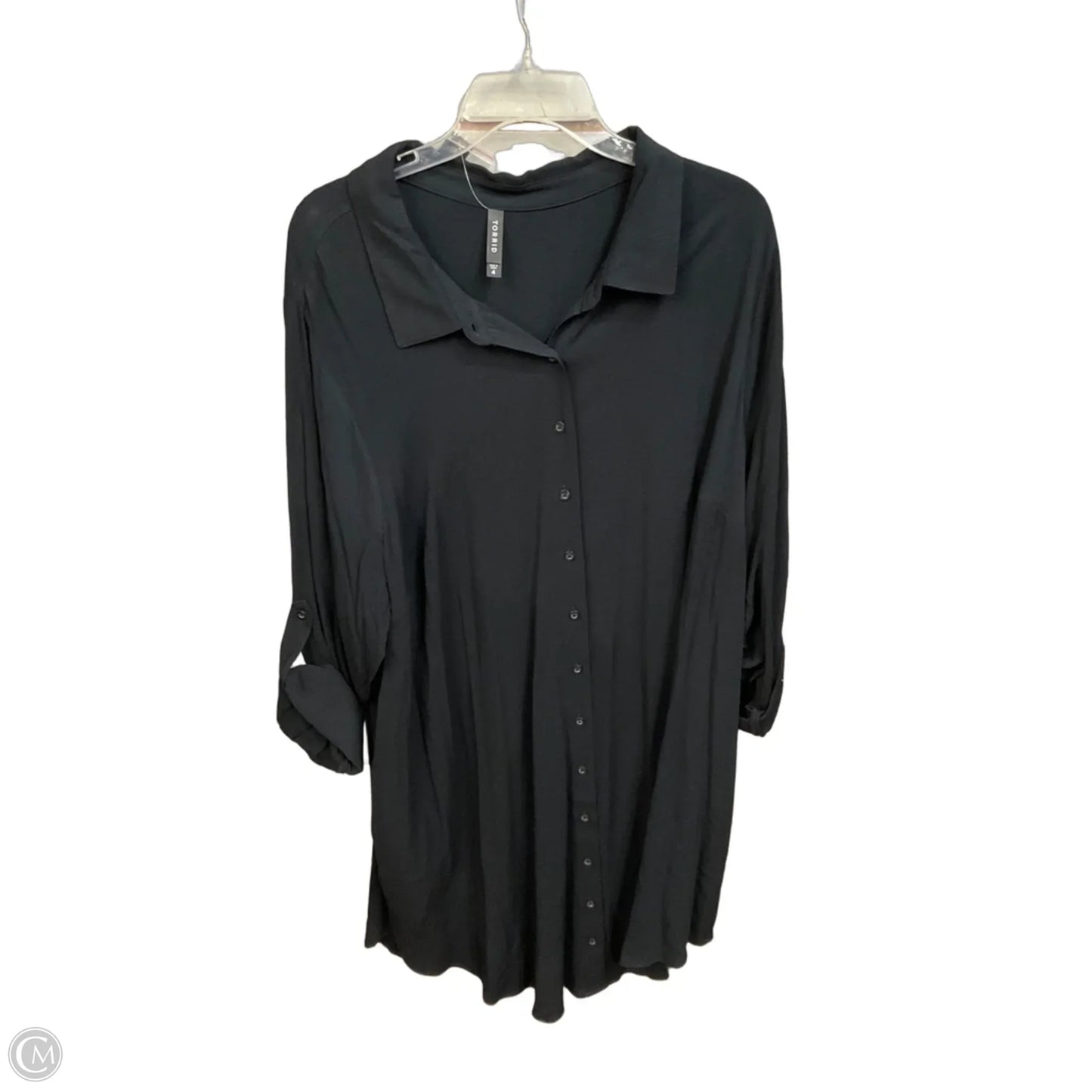 Swimwear Cover-up By Torrid In Black, Size: 4x