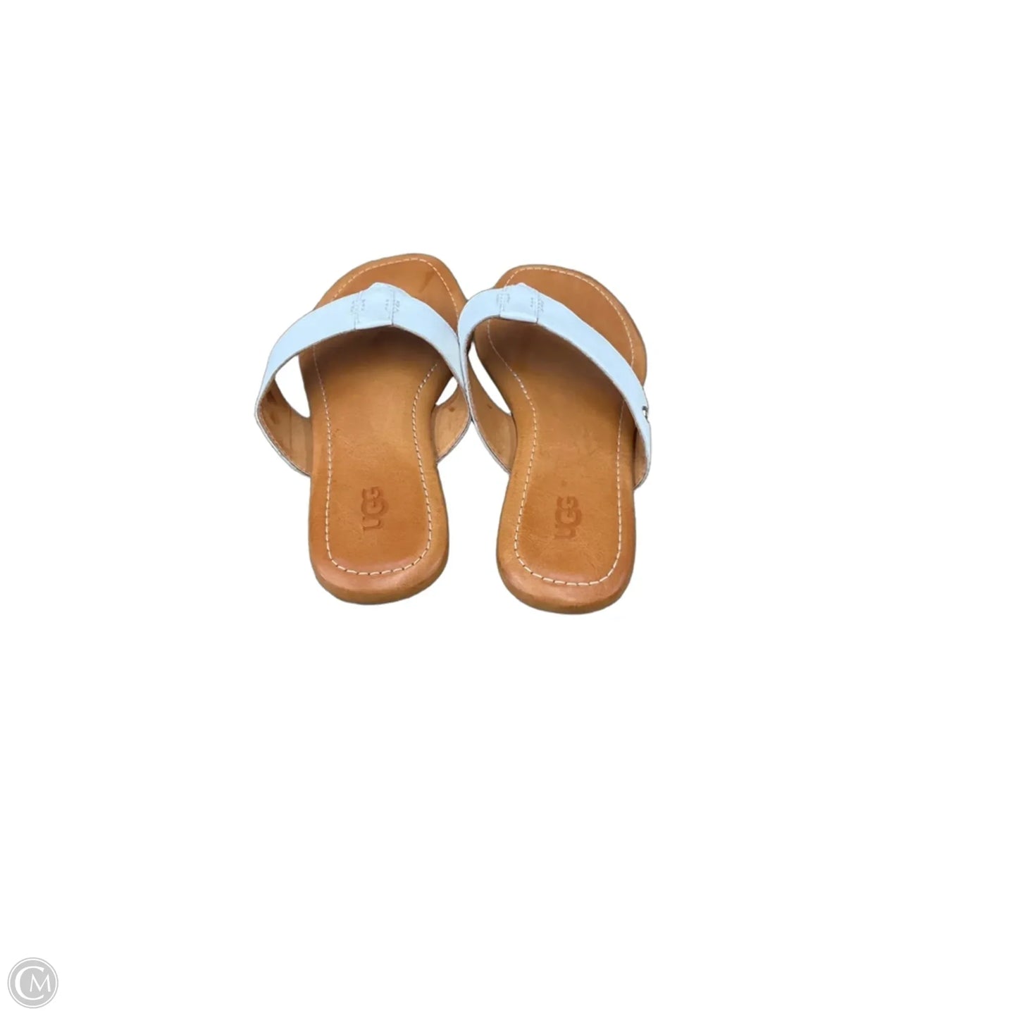 Sandals Designer By Ugg In White, Size: 7.5