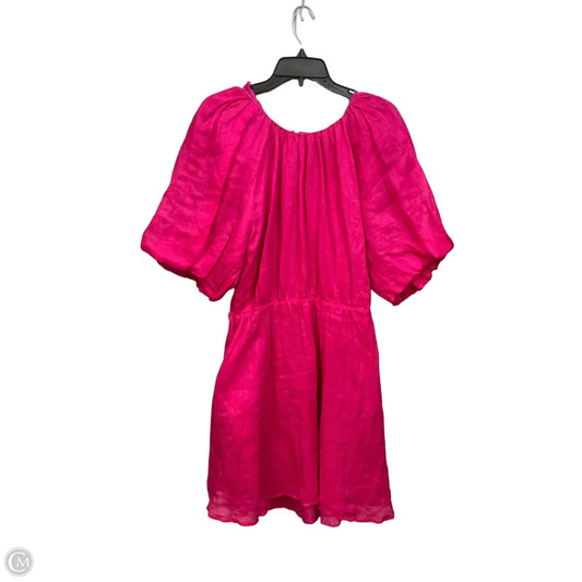 Dress Casual Midi By Banana Republic In Pink, Size: L