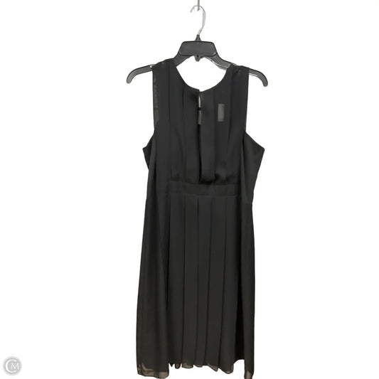 Dress Party Midi By Ann Taylor In Black, Size: L