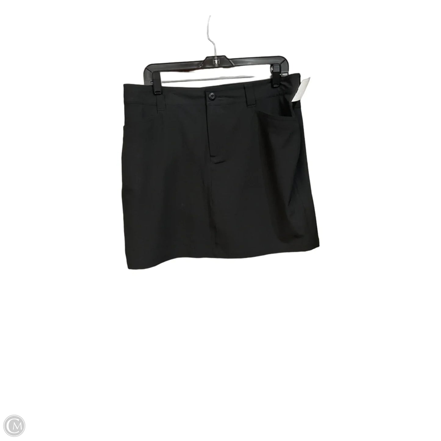 Athletic Skort By Eddie Bauer In Black, Size: L