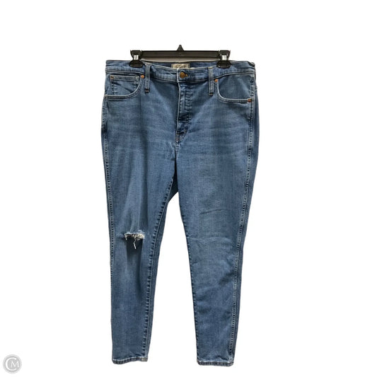 Jeans Skinny By Madewell In Denim, Size: 10
