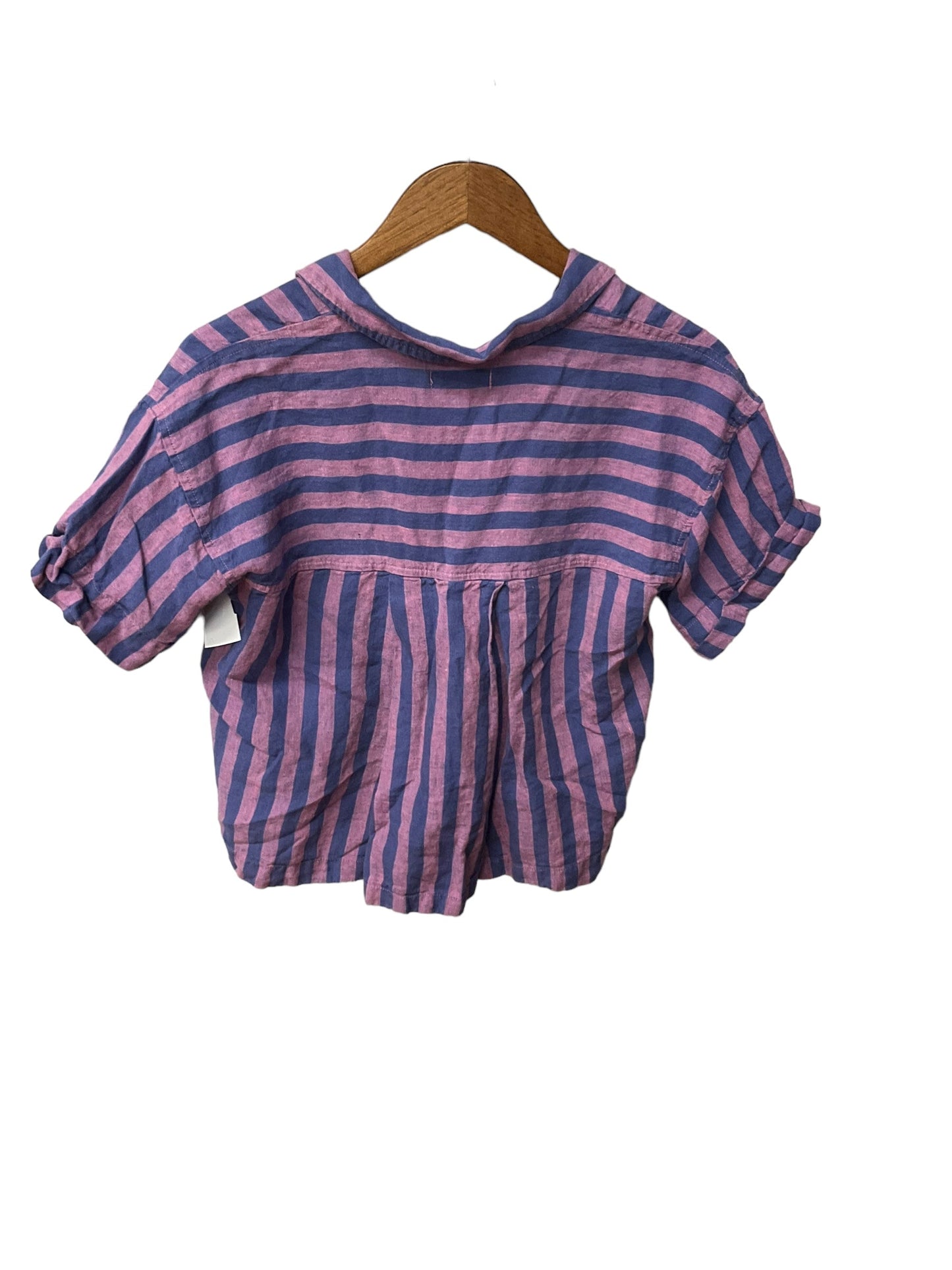 Top Short Sleeve Basic By Madewell In Striped Pattern, Size: Xs