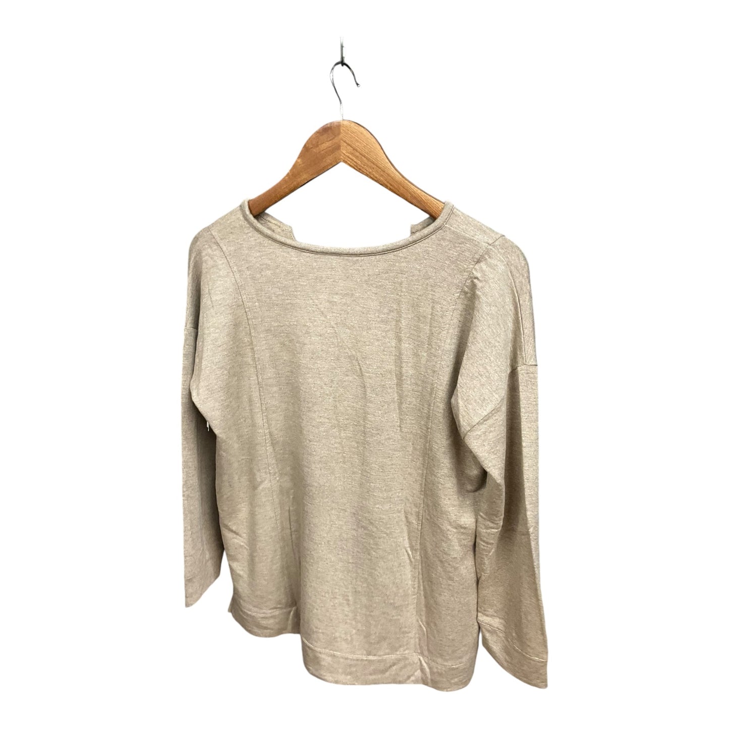 Top Long Sleeve Basic By J. Jill In Brown, Size: S