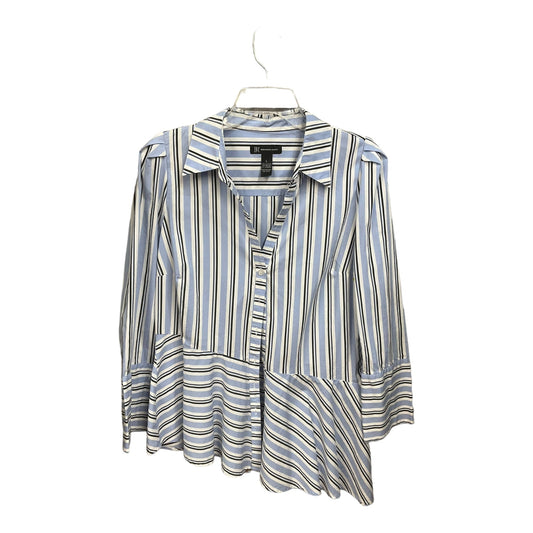 Top Long Sleeve By Inc In Striped Pattern, Size: L