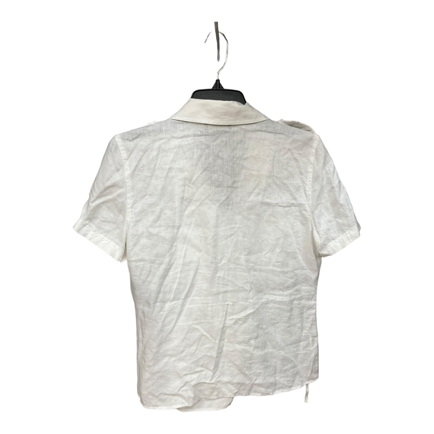 White Top Short Sleeve Lauren By Ralph Lauren, Size S