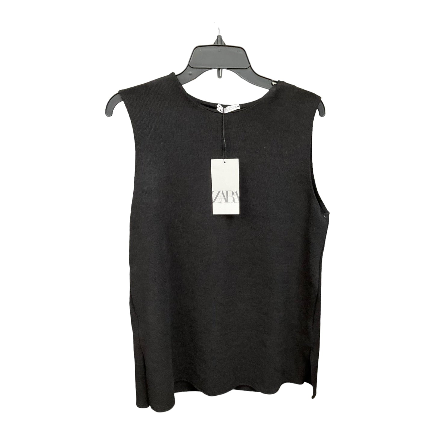 Black Top Sleeveless Zara, Size L