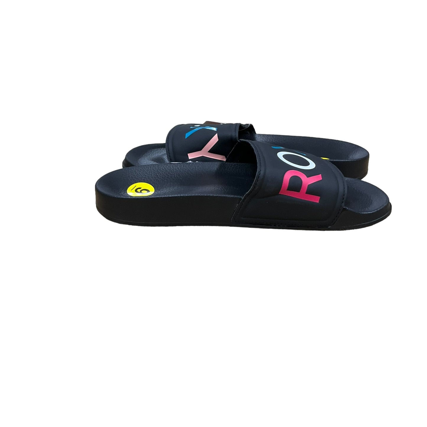 Black Sandals Flats Roxy, Size 9