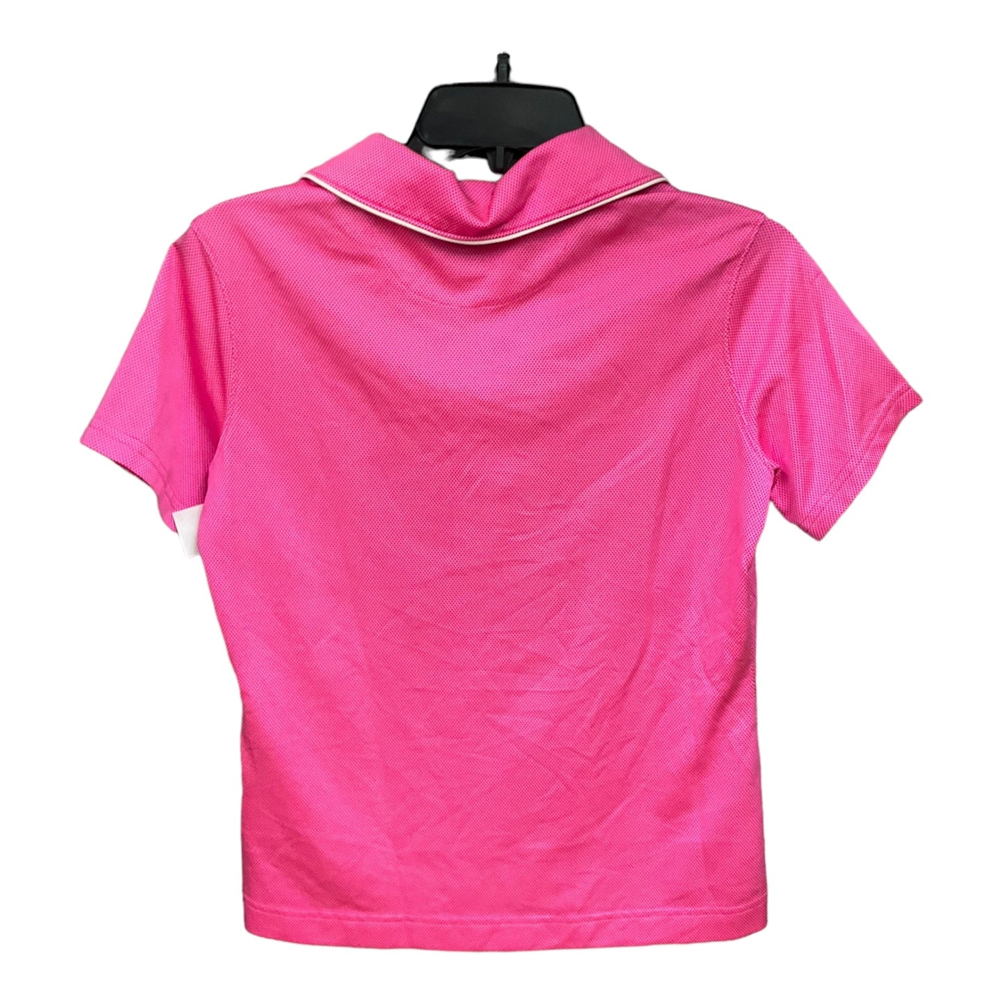 Pink & White Athletic Top Short Sleeve Bolle, Size M