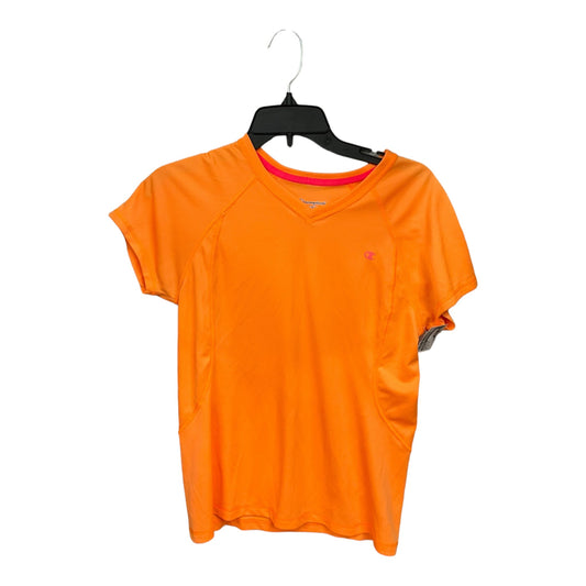 Orange Athletic Top Short Sleeve Champion, Size M
