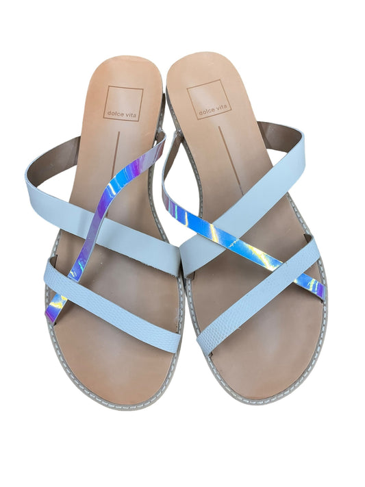 White Sandals Flats Dolce Vita, Size 11