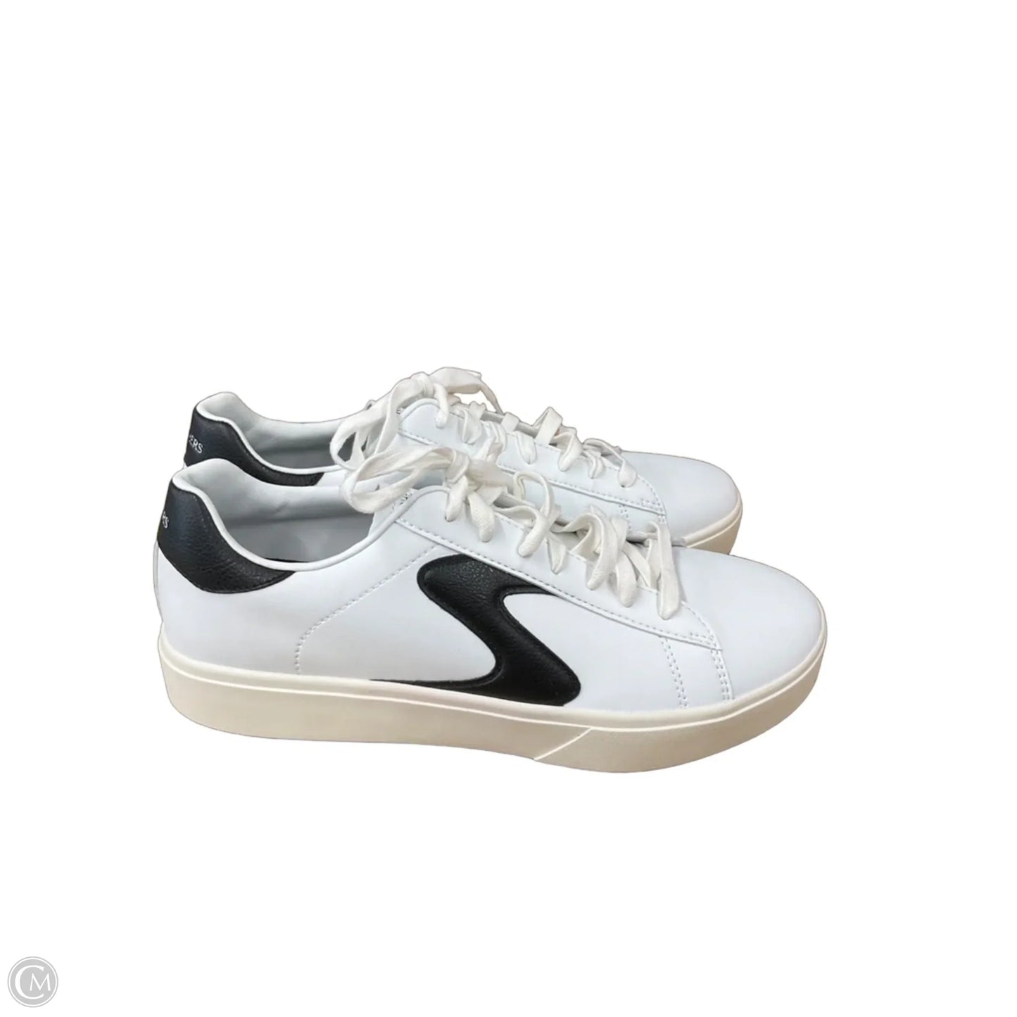 Shoes Sneakers By Skechers In Black & Cream, Size: 11