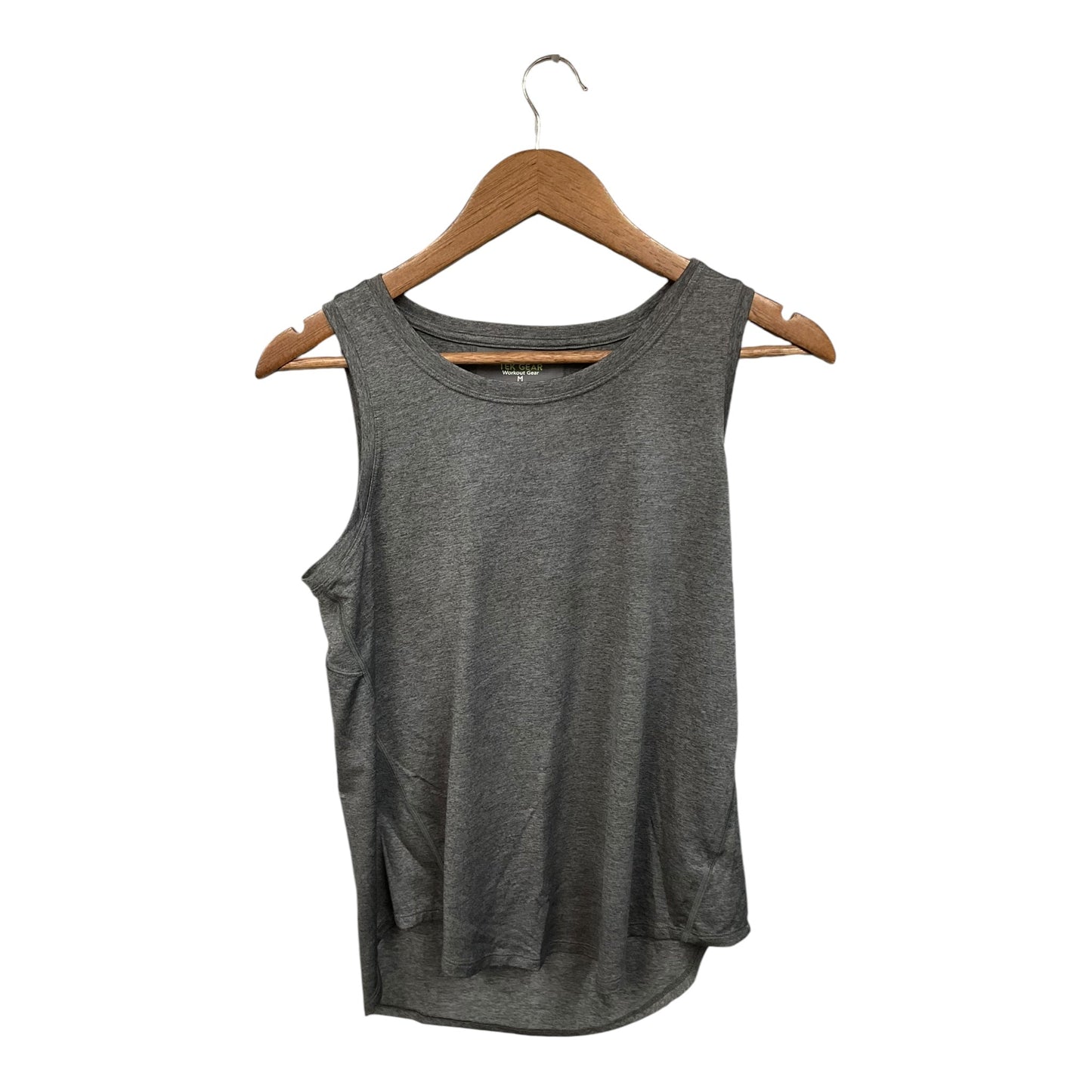 Athletic Tank Top By Tek Gear In Grey, Size: M